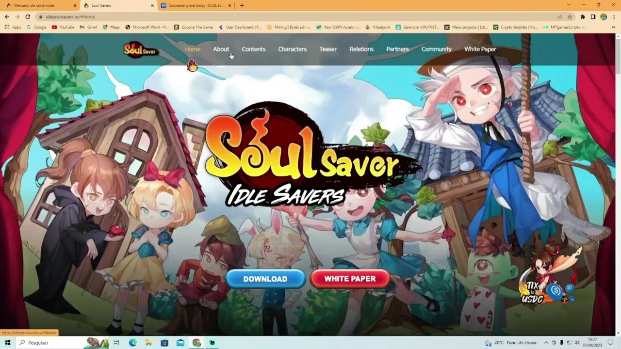SOULD SAVERS JOGO NFT RECENTEMENTE LANÇADO