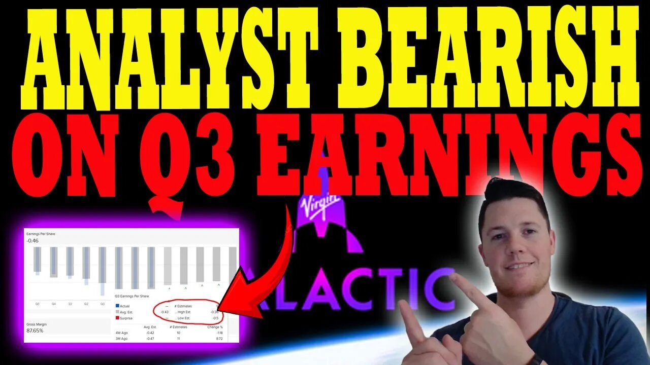 Analysts Turn Bearish on Virgin Galactic Q3 Earnings │ Where is SPCE Going ?! ⚠️ Must Watch Video
