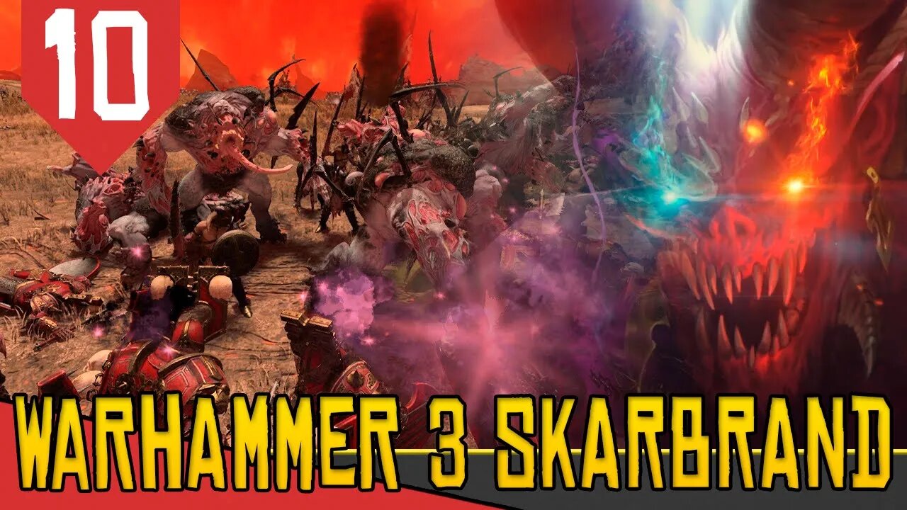 Fim dos SEDUTORES DE SLAANESH - Total War Warhammer 3 Skarbrand #10 [Série Gameplay Português PT-BR]