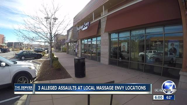 3 alleged sexual assaults at Massage Envy locations in Colorado in the past 5 years