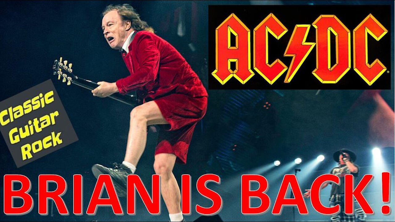 Is Brian Johnson "officially" back in ACDC?