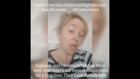 A woman from Donetsk speaks out on how was to live under the bombs for 8 years and how they were treated like terrorists by the rest of Ukraine society