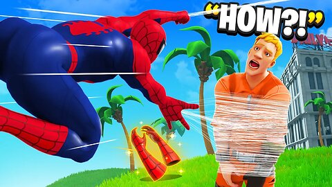 I Pretended To Be BOSS Spiderman - Fortnite Chapter 3 (Mythic)