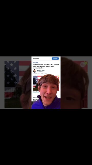 New 'RESTRICT ACT' Would Allow The Government To Jail Truth Tellers