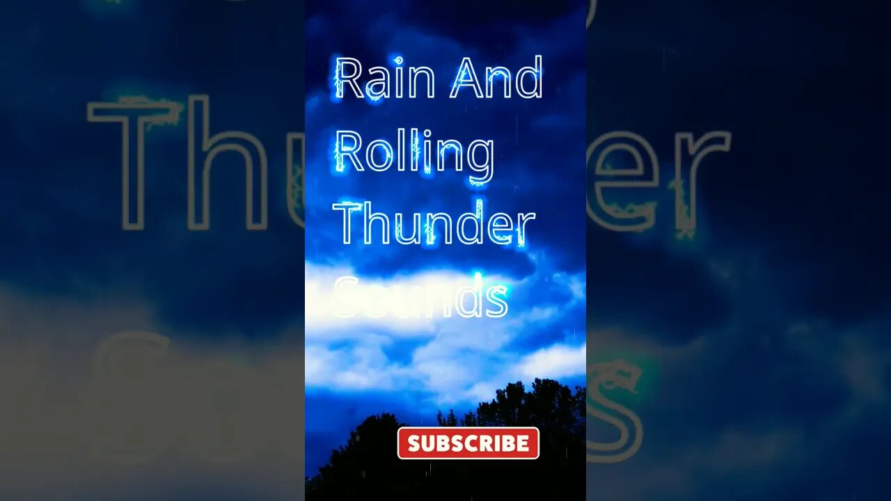 Relaxing Nature Sounds • Rain and Thunder Sounds #rainsounds #rainandthundersounds #viralshorts