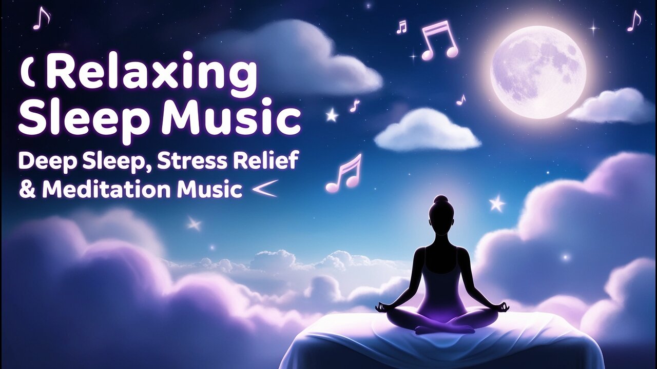 🌙 Relaxing Sleep Music 🎶 Deep Sleep, Stress Relief & Meditation Music 🌟