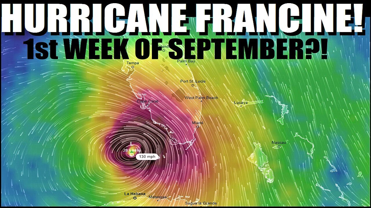 🤯BREAKING - Hurricane FRANCINE is forming & will be MAJOR!