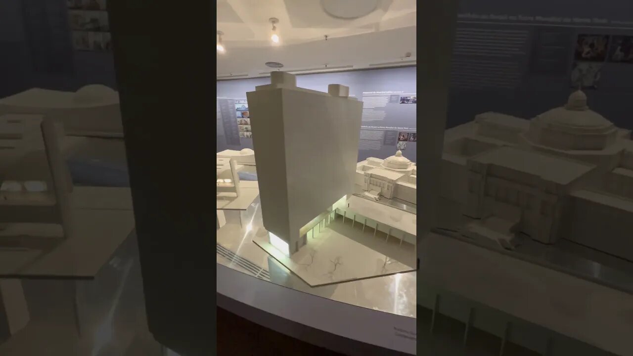 Maquetes dos Prédios onde o Artista Candido Portinari tem suas Pinturas expostas