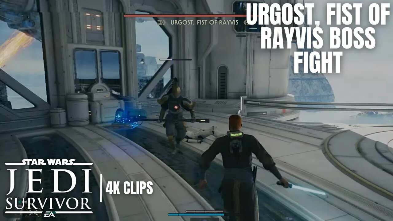 Cal Kestis Vs Urgost, Fist of Rayvis Boss Fight | Star Wars Jedi Survivor 4K Clips