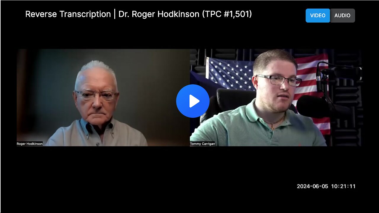 Dr. Rodger Hodgkisson calling for Dr. Anthony Fauci and his cohorts to be punished