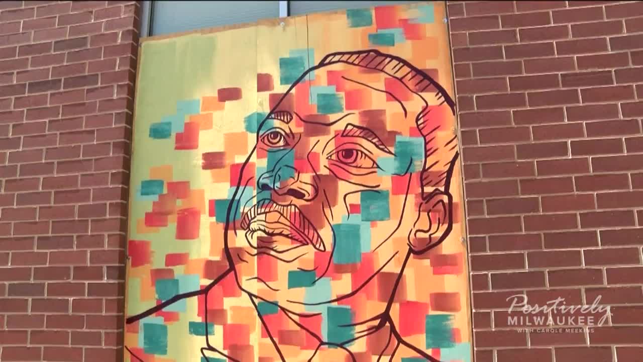 Checking out new murals across Milwaukee