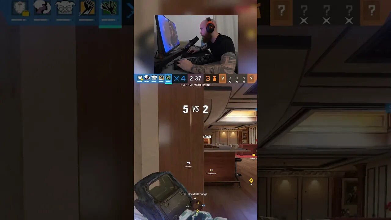 The 200 IQ AMARU RUSH #rainbowsixsiege #r6siege #gaming #rainbowsix