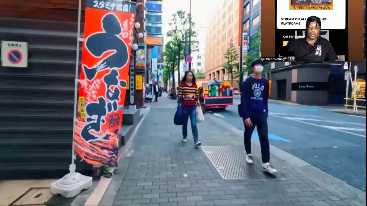 Lil Scorpio King SHOCKED by Japan in 4K! Shinjuku Shopping Street Walking Tour