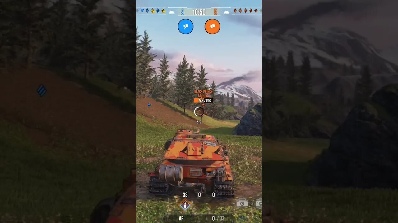 World of Tanks: Didn't think I would get another shot on this one. Managed to get that last hit.