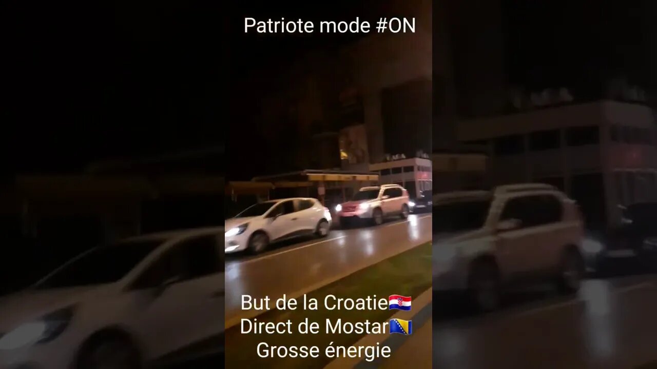 Croatie VS Japon en direct des rues de Mostar (hier soir)