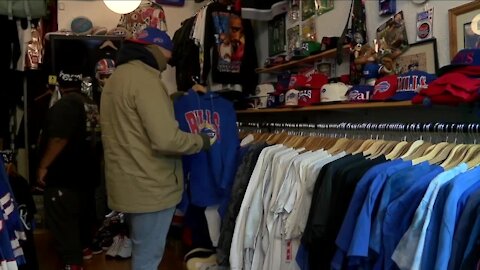 Bills fans struggle to find Bills Jerseys, AFC East Championship shirts and more