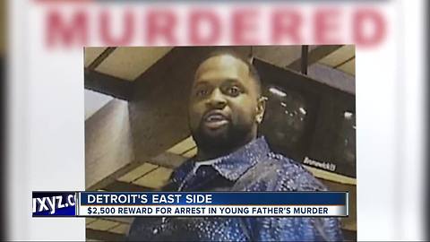 $2,500 reward for arrest in young father's murder