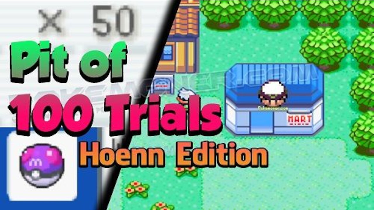 Pokemon Pit of 100 Trials Hoenn Edition - The next version of Pit of 100 Trials! You start at Hoenn!