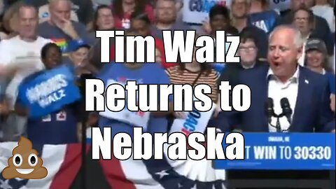 Tim Walz Returns to Nebraska and Tries to Avoid His Past