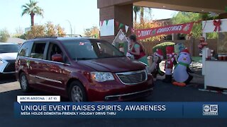 Mesa care center hosts dementia-friendly holiday drive-thru