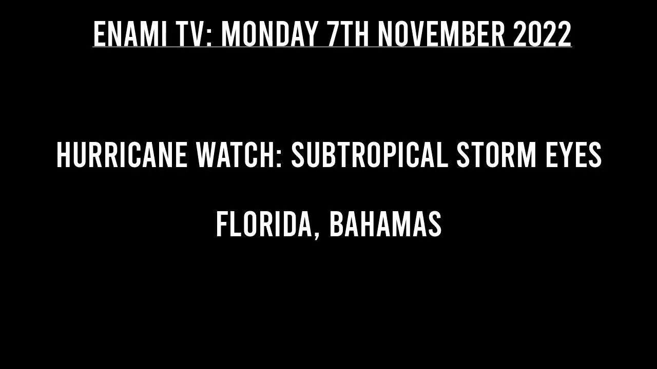 Hurricane watch: Subtropical storm eyes Florida, Bahamas