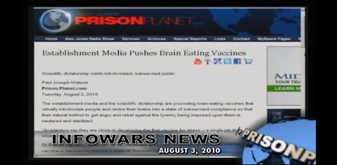 FULL COVERAGE: ALEX JONES WARNED YOU OF BRAIN-EATING VACCINES!