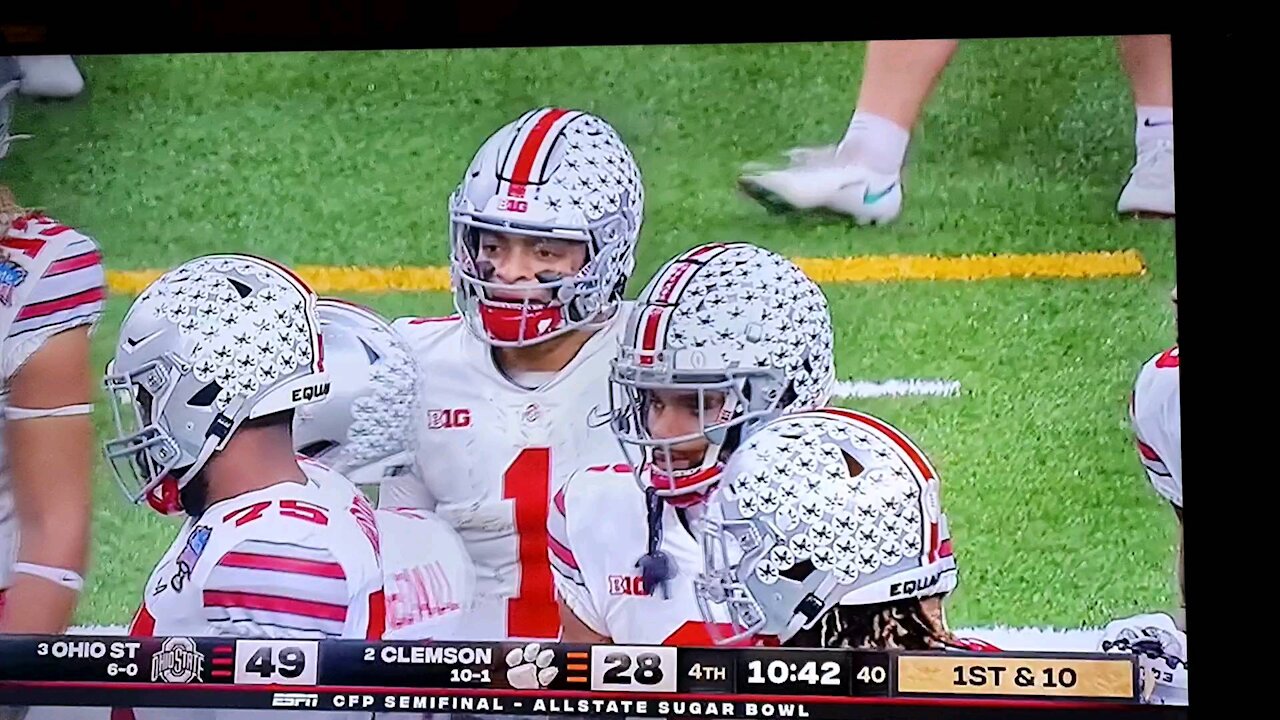 CKENSON 28 OHIO STATE 49