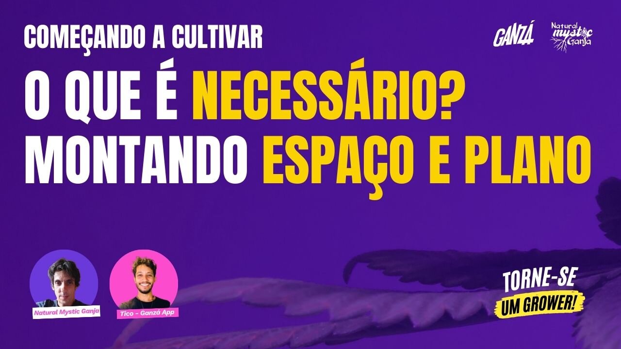 O que é necessário? Montando espaço e plano de cultivo.