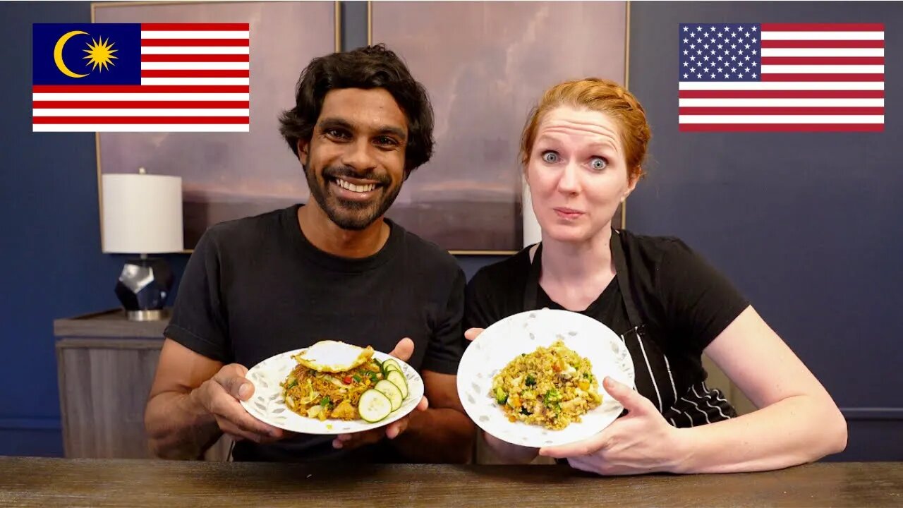 Nasi Goreng Malaysia vs USA Fried Rice