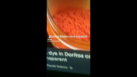 Doritos makes mice invisible