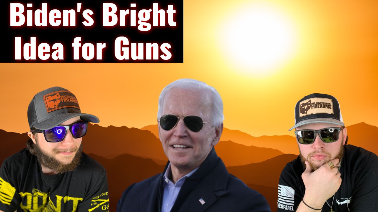 BIDEN tells Congress MORE GUN CONTROL!