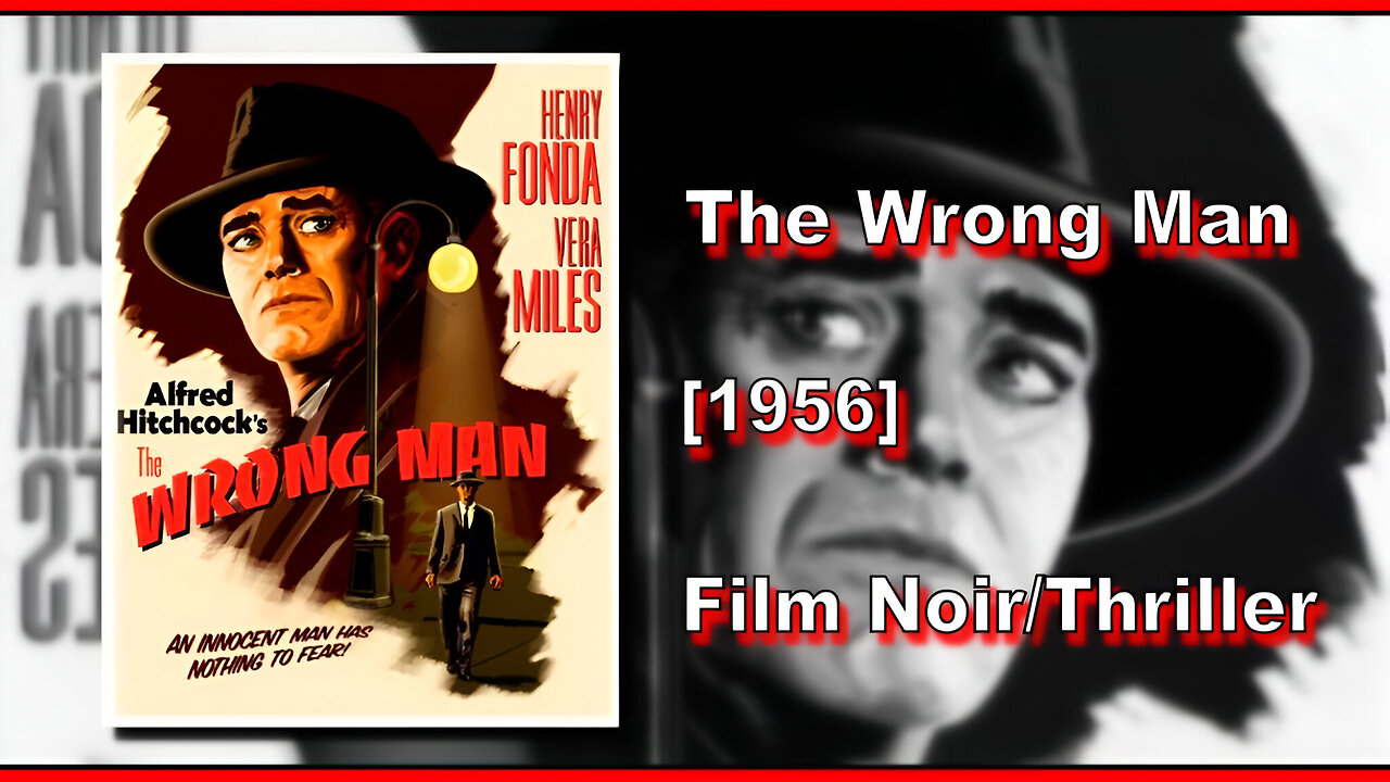 The Wrong Man (1956) | FILM NOIR/THRILLER | FULL MOVIE