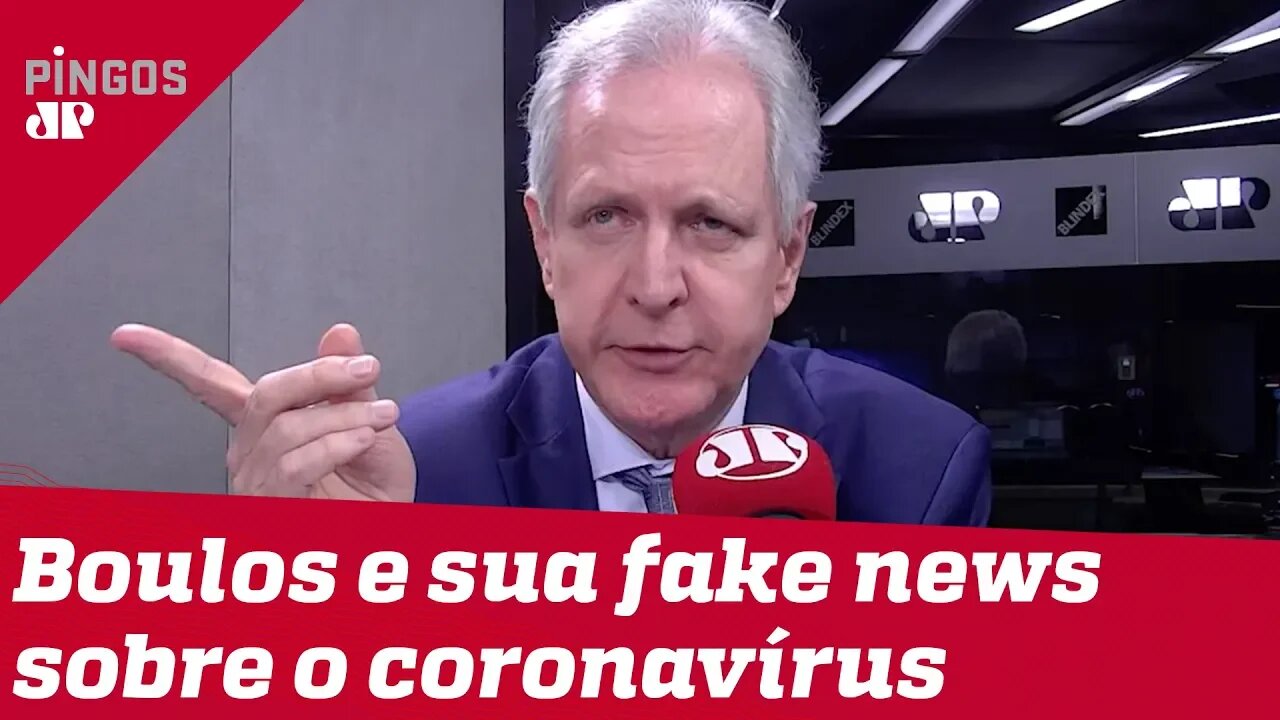 Augusto Nunes: A fake news de Boulos sobre o coronavírus