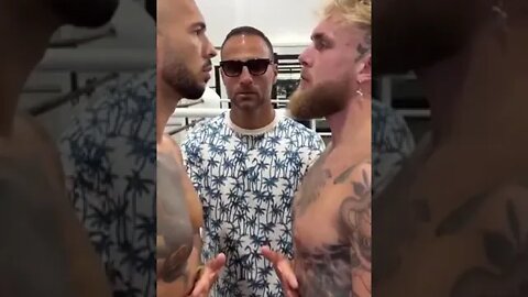 ANDREW TATE VS JAKE PAUL FACE OFF