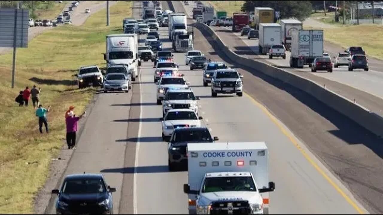 Medal Of Honor Recipient Motorcade - April 20, 2022