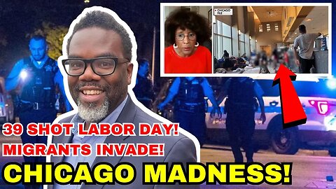 Chicago LABOR DAY CHAOS MUCH WORSE! Resident FURIOUS over MIGRANTS Brandon Johnson PROTECTS!