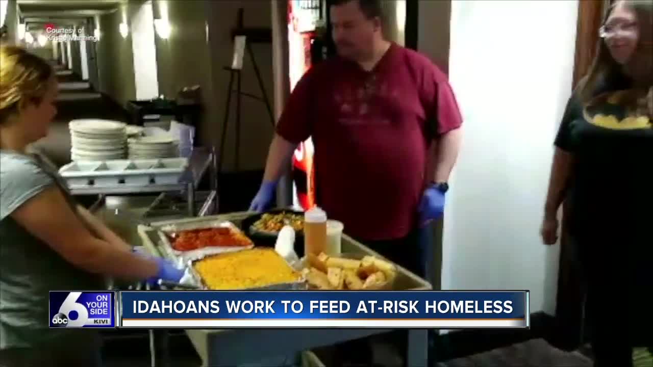 Small nonprofit team works overtime cooking hundreds of meals per day for at-risk homeless