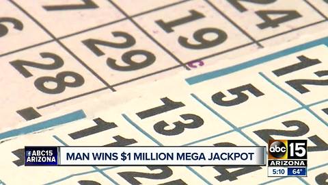 Man wins $1 million mega jackpot at Valley casino