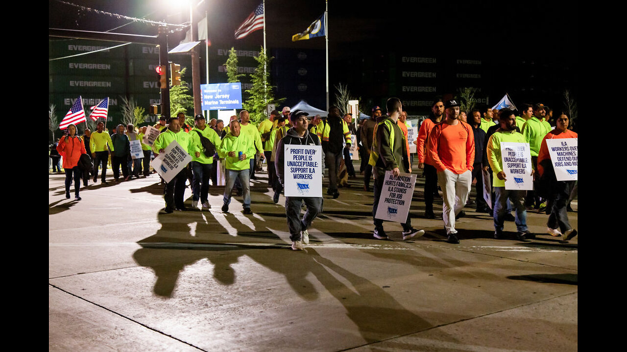 45K Dockworkers Go On Strike, Could Cost $5 Billion Per Day