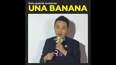 Un empresario chino se come una banana de 6,2 millones de dólares