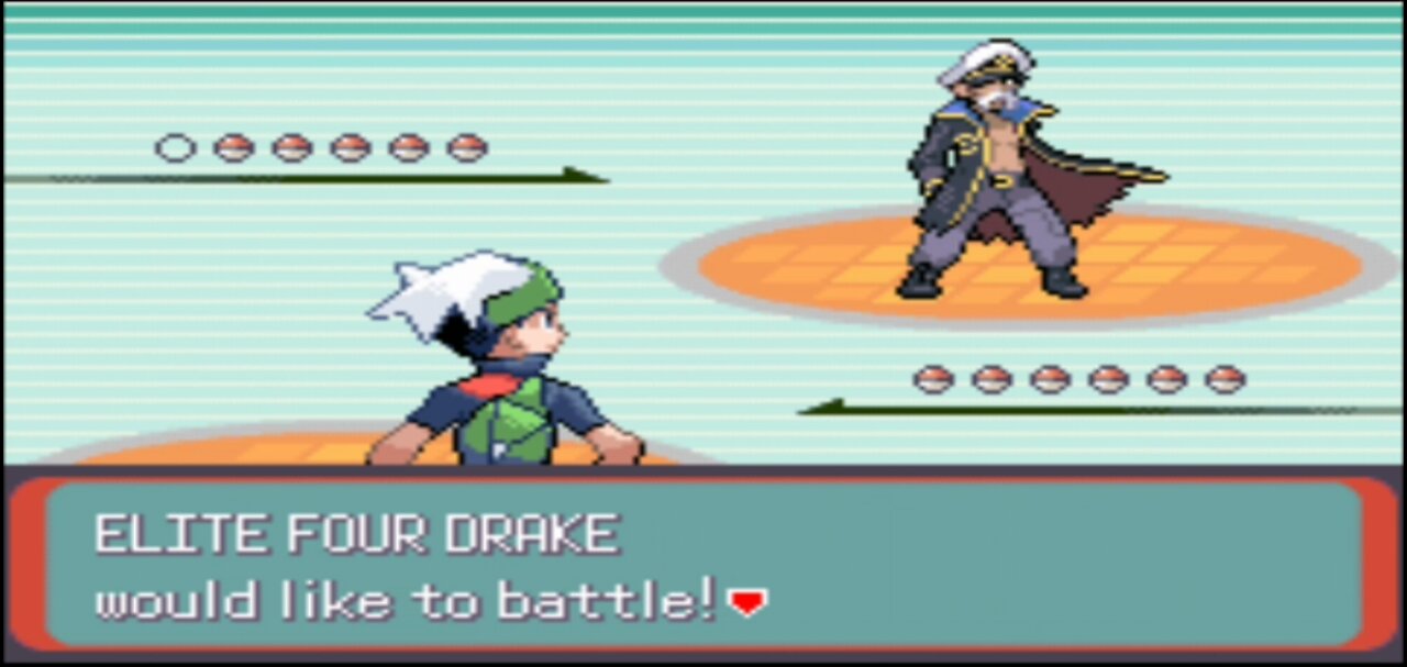 Pokemon Emerald - Elite Four Battle: Drake