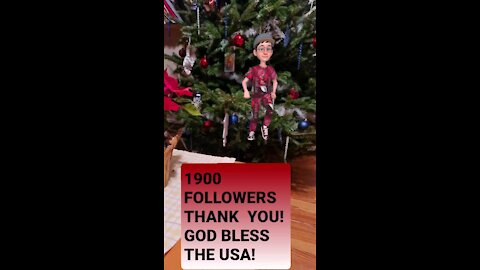 1900 FOLLOWERS THANK YOU! GOD BLESS THE USA!