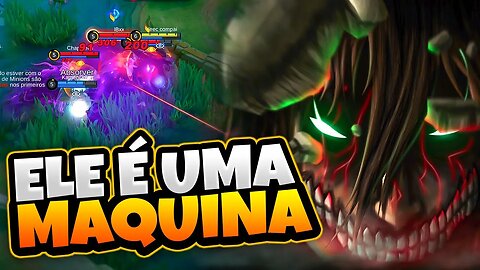 ESSE HERÓI É UM TANQUE DE GUERRA E QUASE NINGUÉM USA | MOBILE LEGENDS
