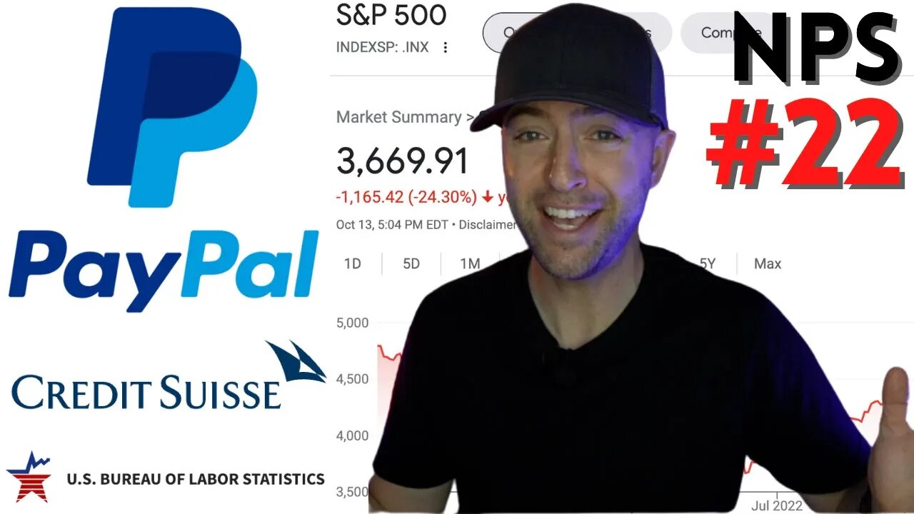 US Economy Worsens, PayPal Leak, Credit Suisse, CPI, Inflation, Unemployment | Nick Palance Show 22