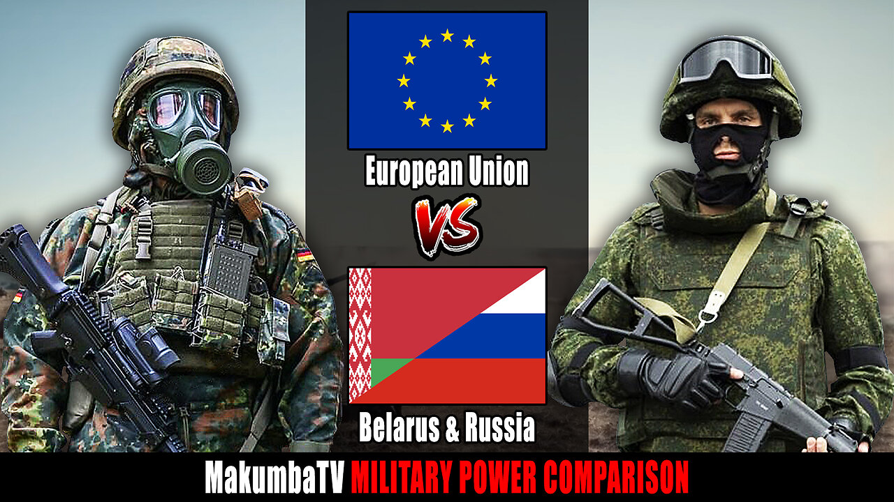 European Union vs Belarus & Russia 2024 | Military Power Comparison