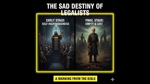Do Legalists Enjoy Life? The Shocking Biblical Truth About Legalism and Salvation. 🇺🇸