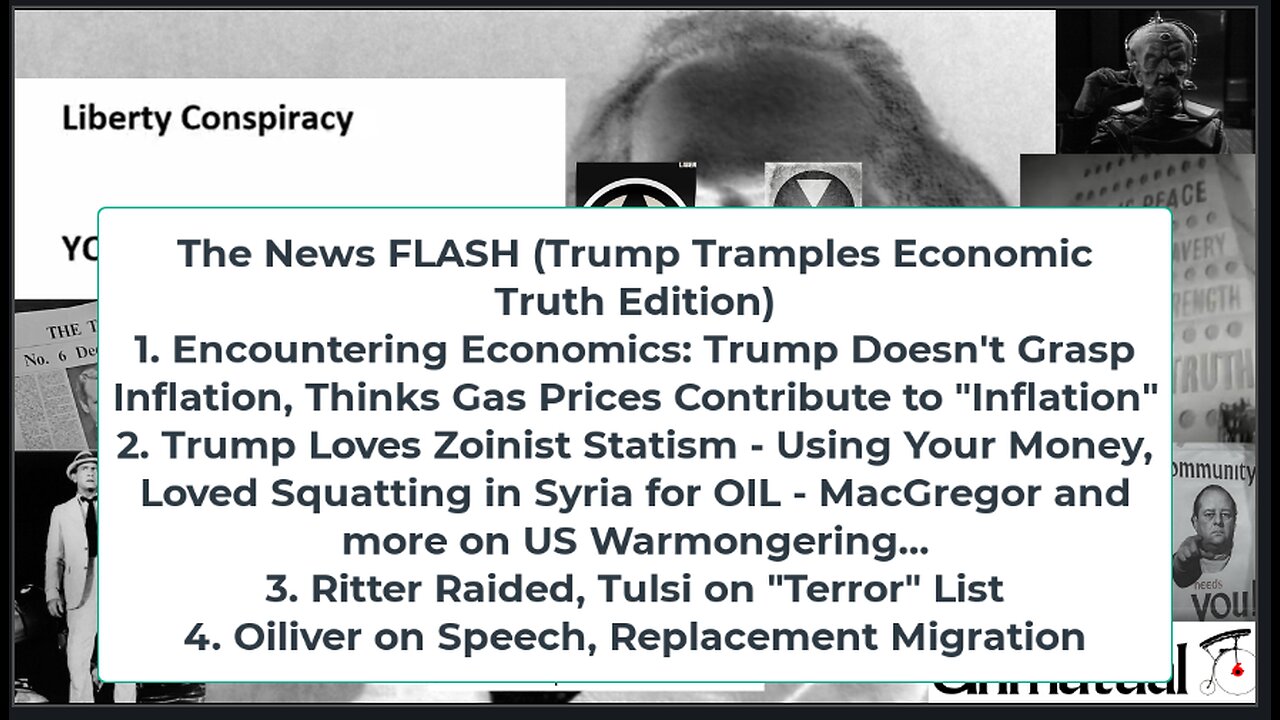Liberty Conspiracy LIVE 8-8-24! Trump: inflation blind, Tulsi, Ritter Targeted, WAR, Speech