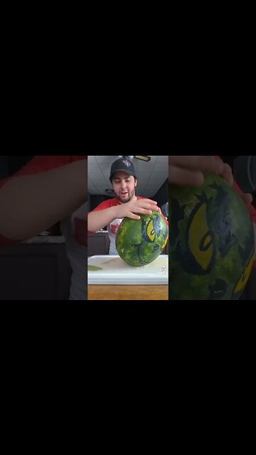 Cutting Open A 6 Month Old Watermelon #watermelon #disapointing #shorts