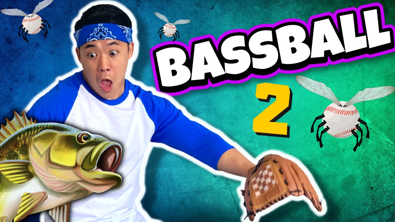 ⚾🐟 Baseball VIDEOGAME Kids Workout | Catch BASS + Laughs | Brain Break from the MOJO App