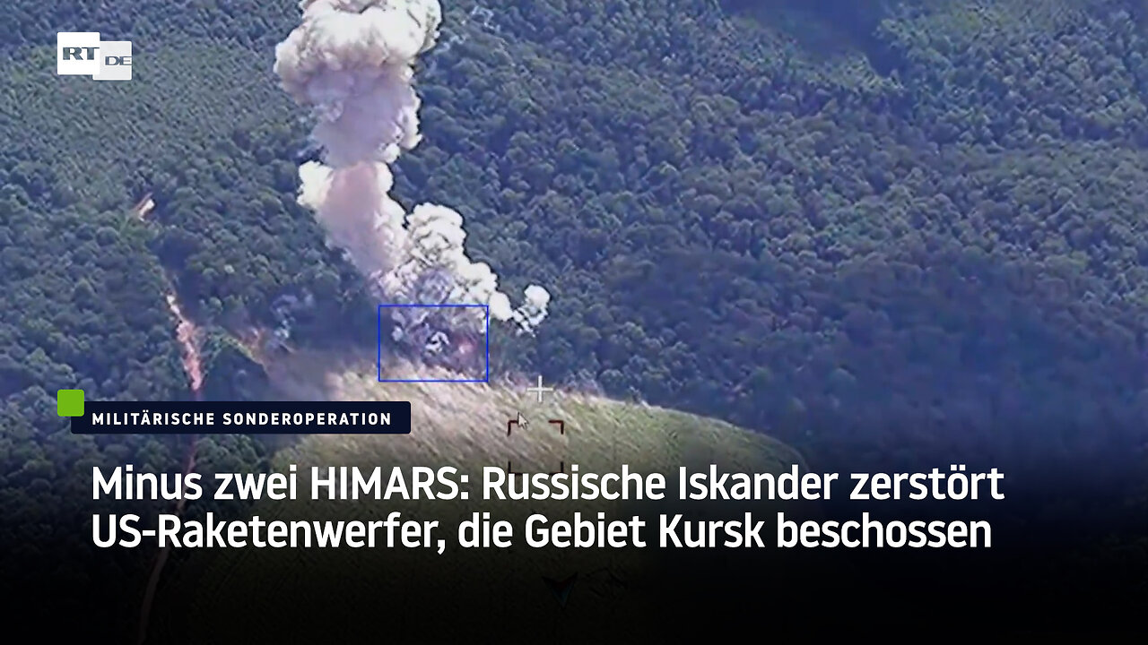 Minus zwei HIMARS: Russische Iskander zerstört US-Raketenwerfer, die Gebiet Kursk beschossen